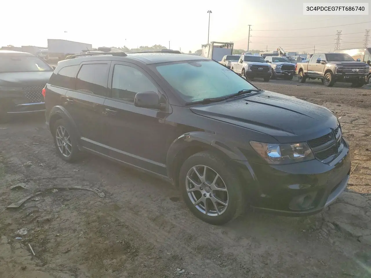 2015 Dodge Journey R/T VIN: 3C4PDCEG7FT686740 Lot: 61766596
