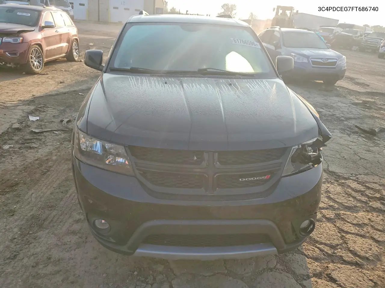 2015 Dodge Journey R/T VIN: 3C4PDCEG7FT686740 Lot: 61766596