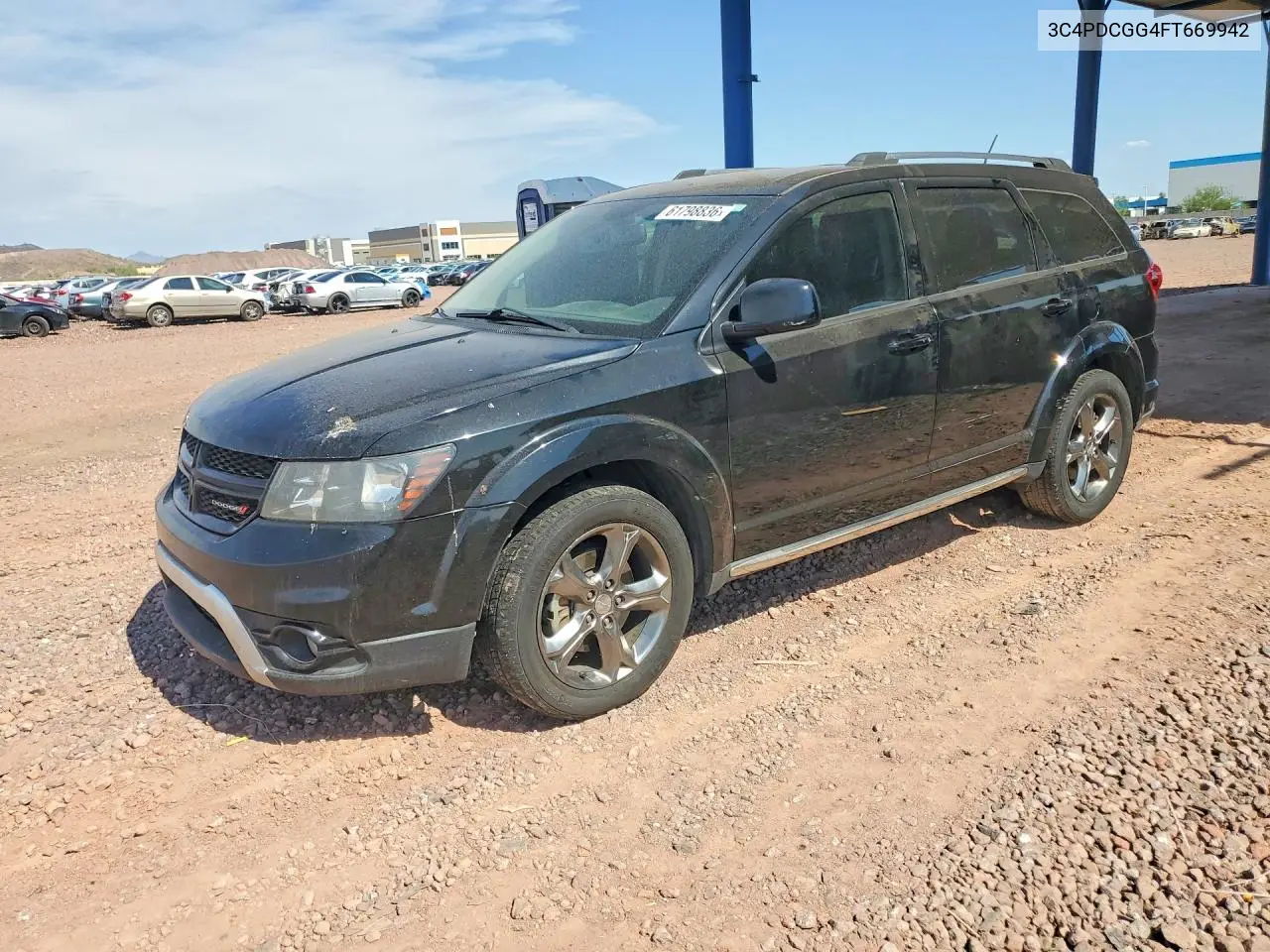 2015 Dodge Journey Crossroad VIN: 3C4PDCGG4FT669942 Lot: 61798836
