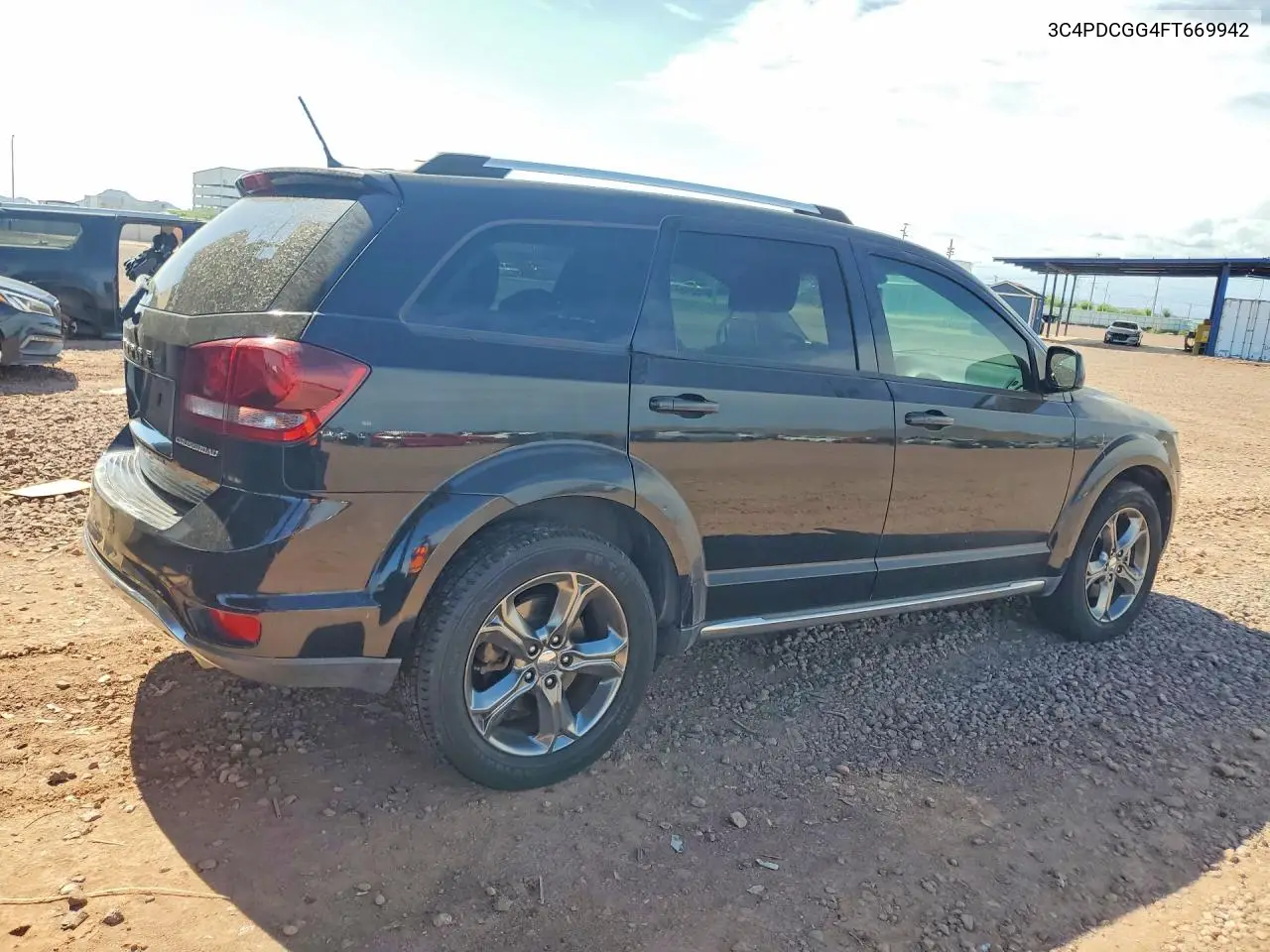 2015 Dodge Journey Crossroad VIN: 3C4PDCGG4FT669942 Lot: 61798836