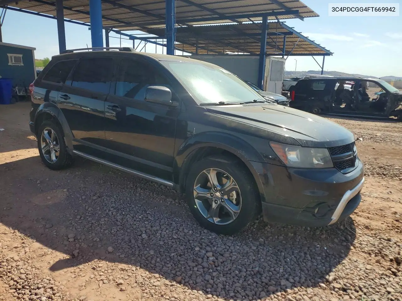 2015 Dodge Journey Crossroad VIN: 3C4PDCGG4FT669942 Lot: 61798836