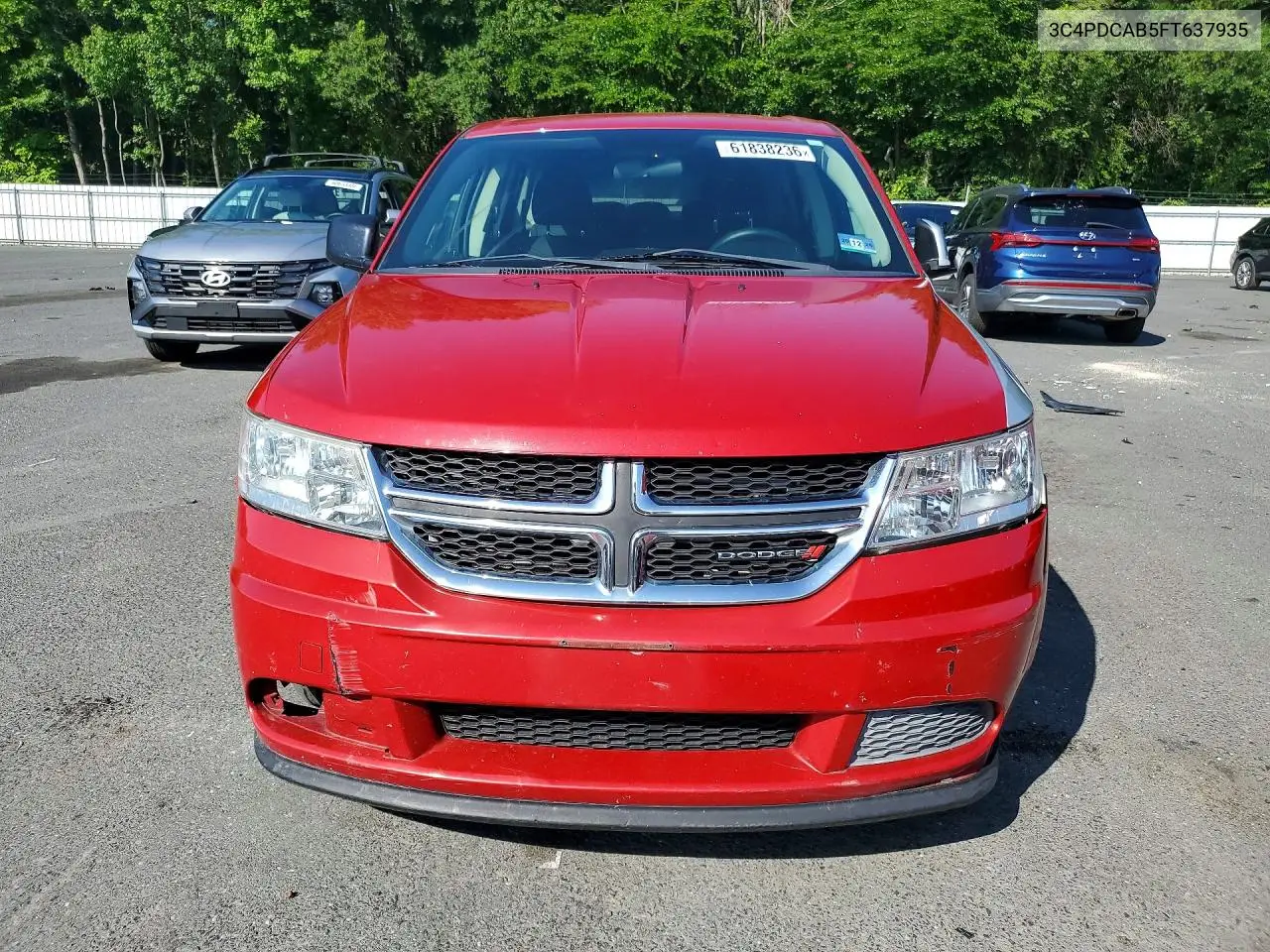 2015 Dodge Journey Se VIN: 3C4PDCAB5FT637935 Lot: 61838236