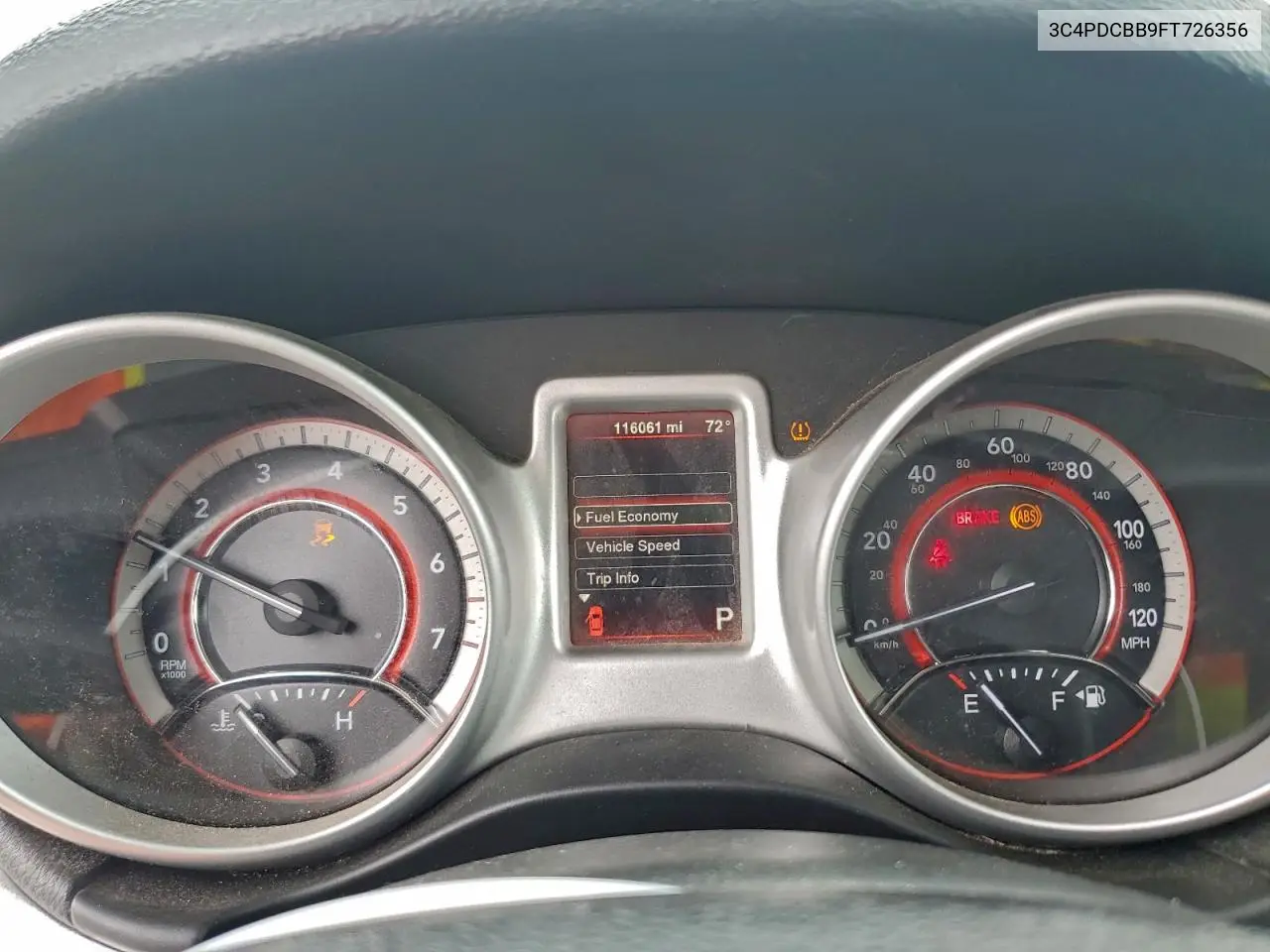 3C4PDCBB9FT726356 2015 Dodge Journey Sxt