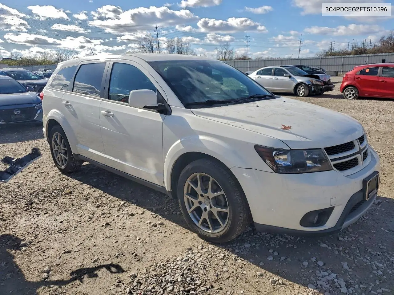 3C4PDCEG2FT510596 2015 Dodge Journey R/T