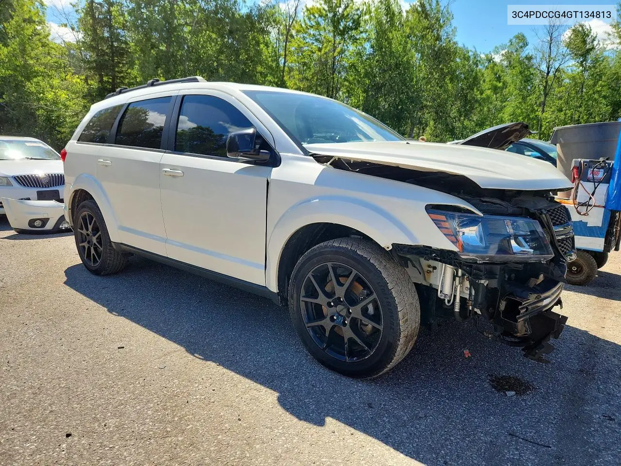 2016 Dodge Journey Sxt VIN: 3C4PDCCG4GT134813 Lot: 56677406