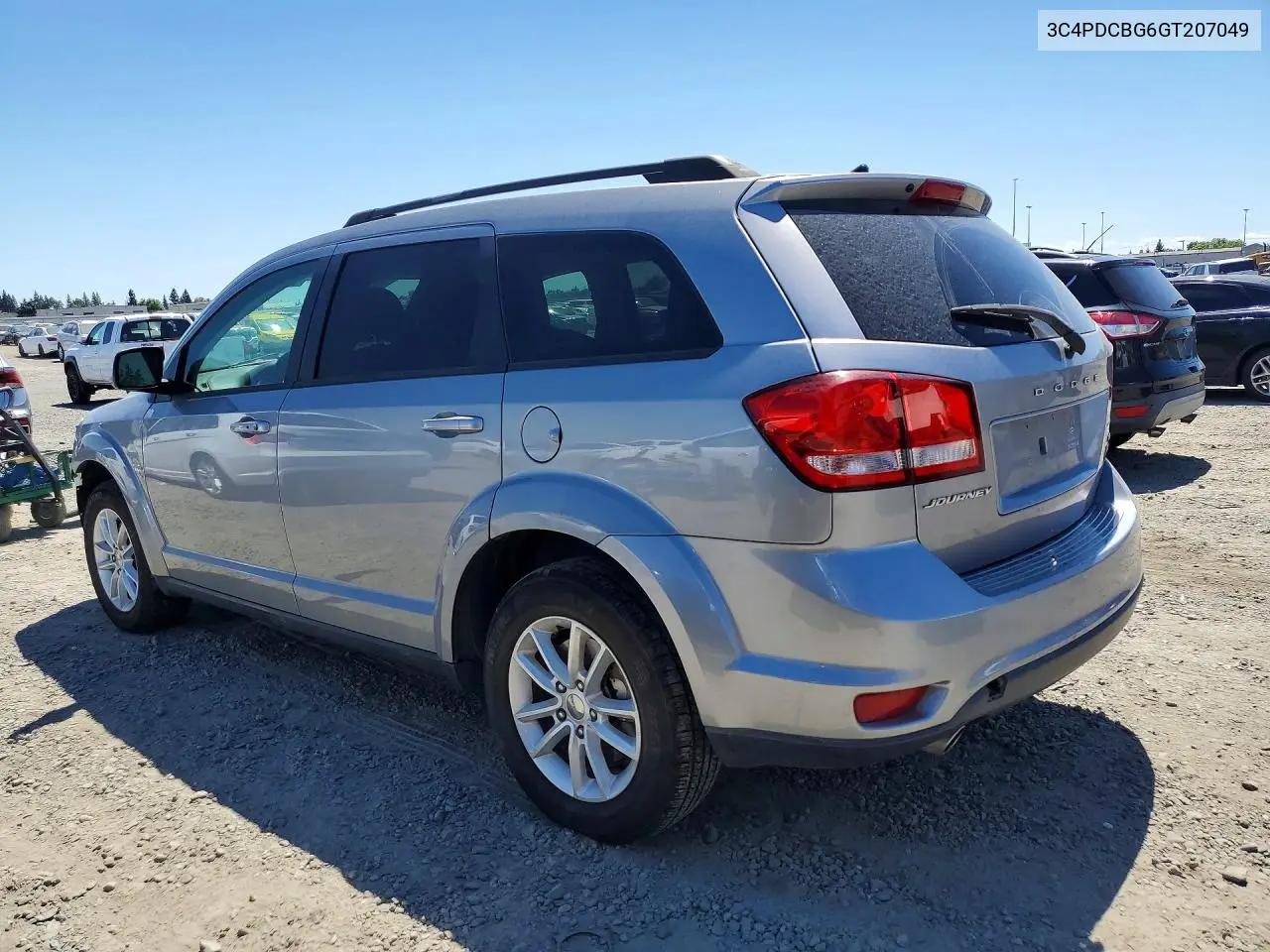 2016 Dodge Journey Sxt VIN: 3C4PDCBG6GT207049 Lot: 56843636