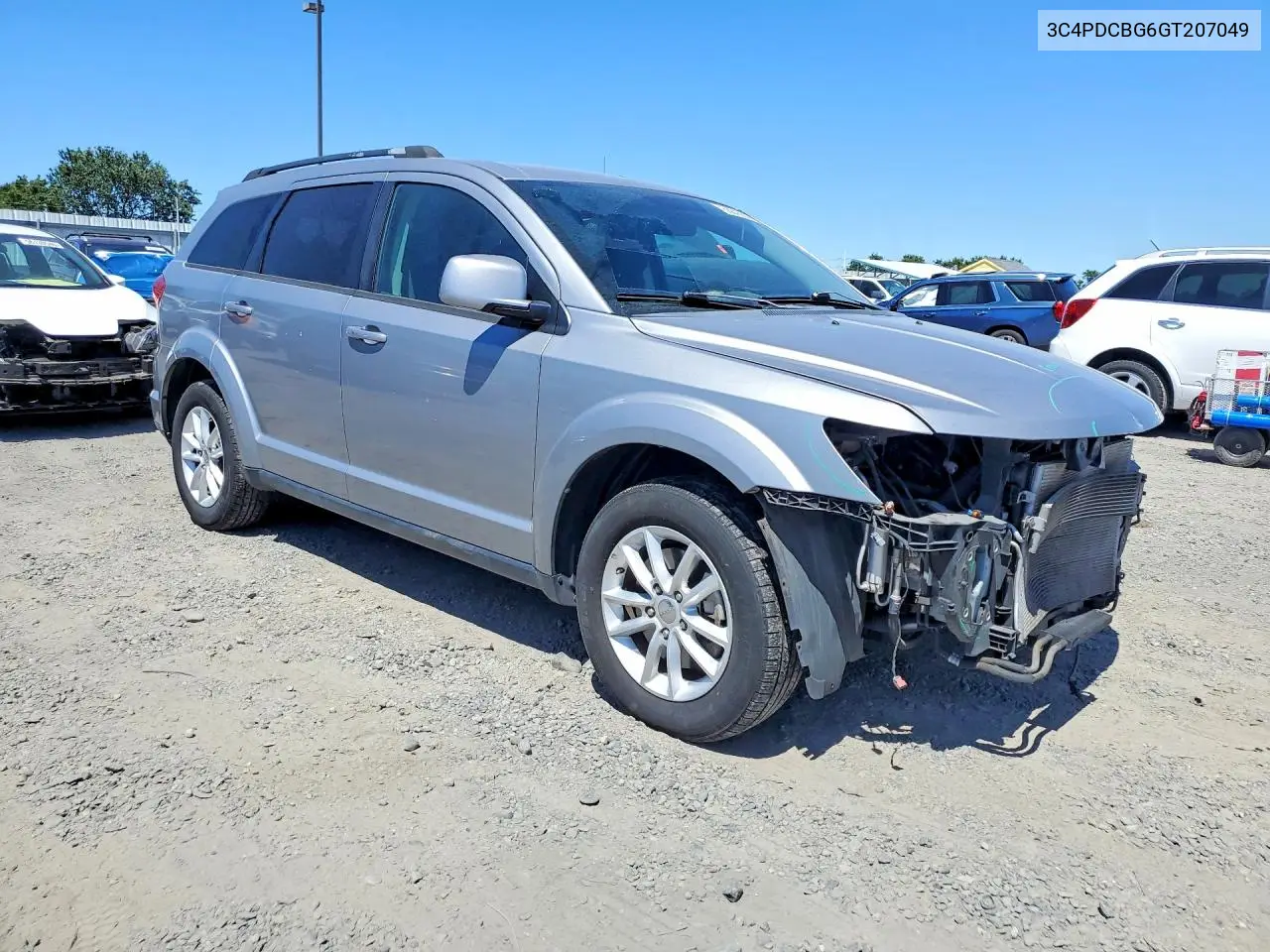 2016 Dodge Journey Sxt VIN: 3C4PDCBG6GT207049 Lot: 56843636