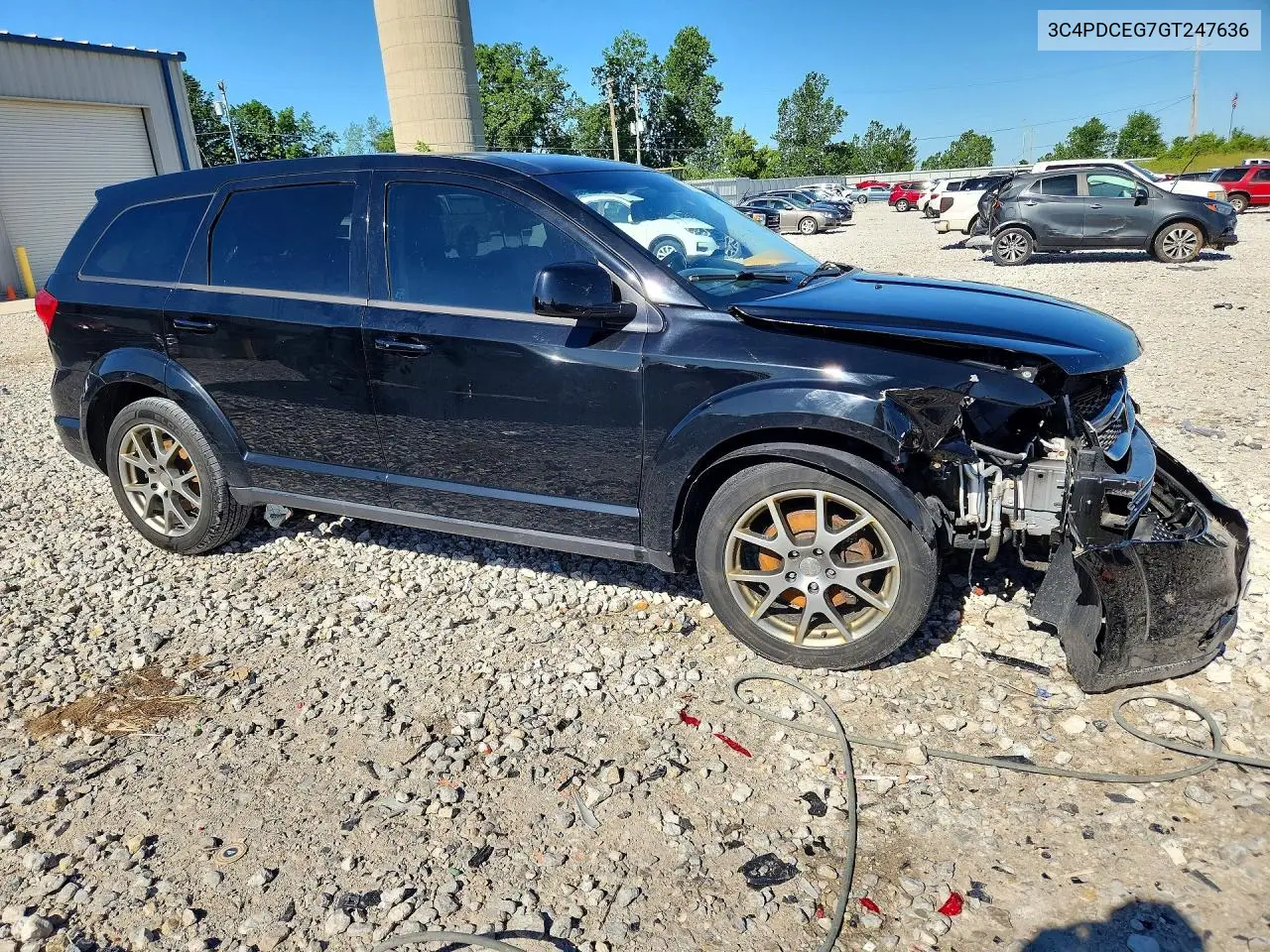 2016 Dodge Journey R VIN: 3C4PDCEG7GT247636 Lot: 56995576
