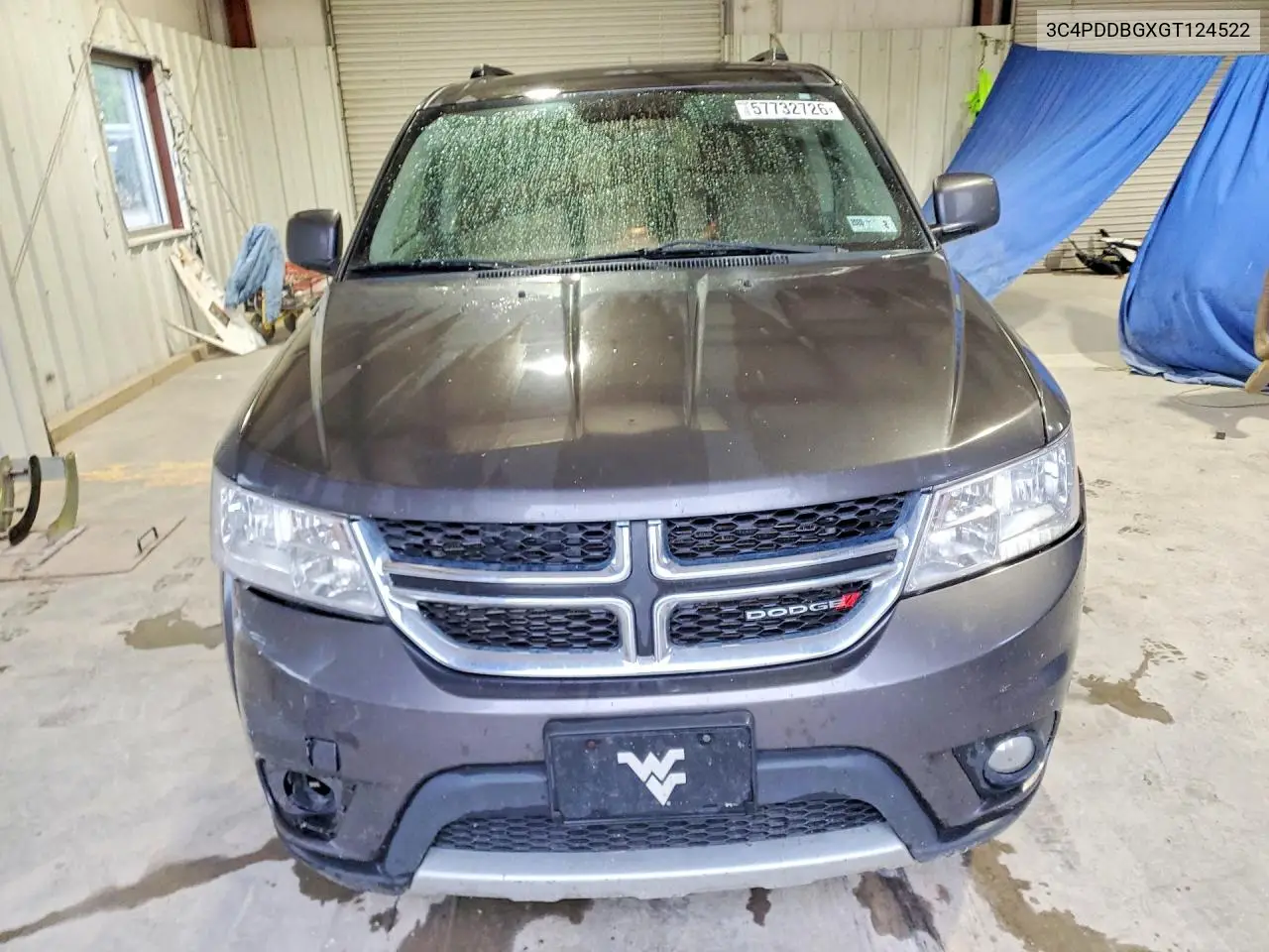 2016 Dodge Journey VIN: 3C4PDDBGXGT124522 Lot: 57732726