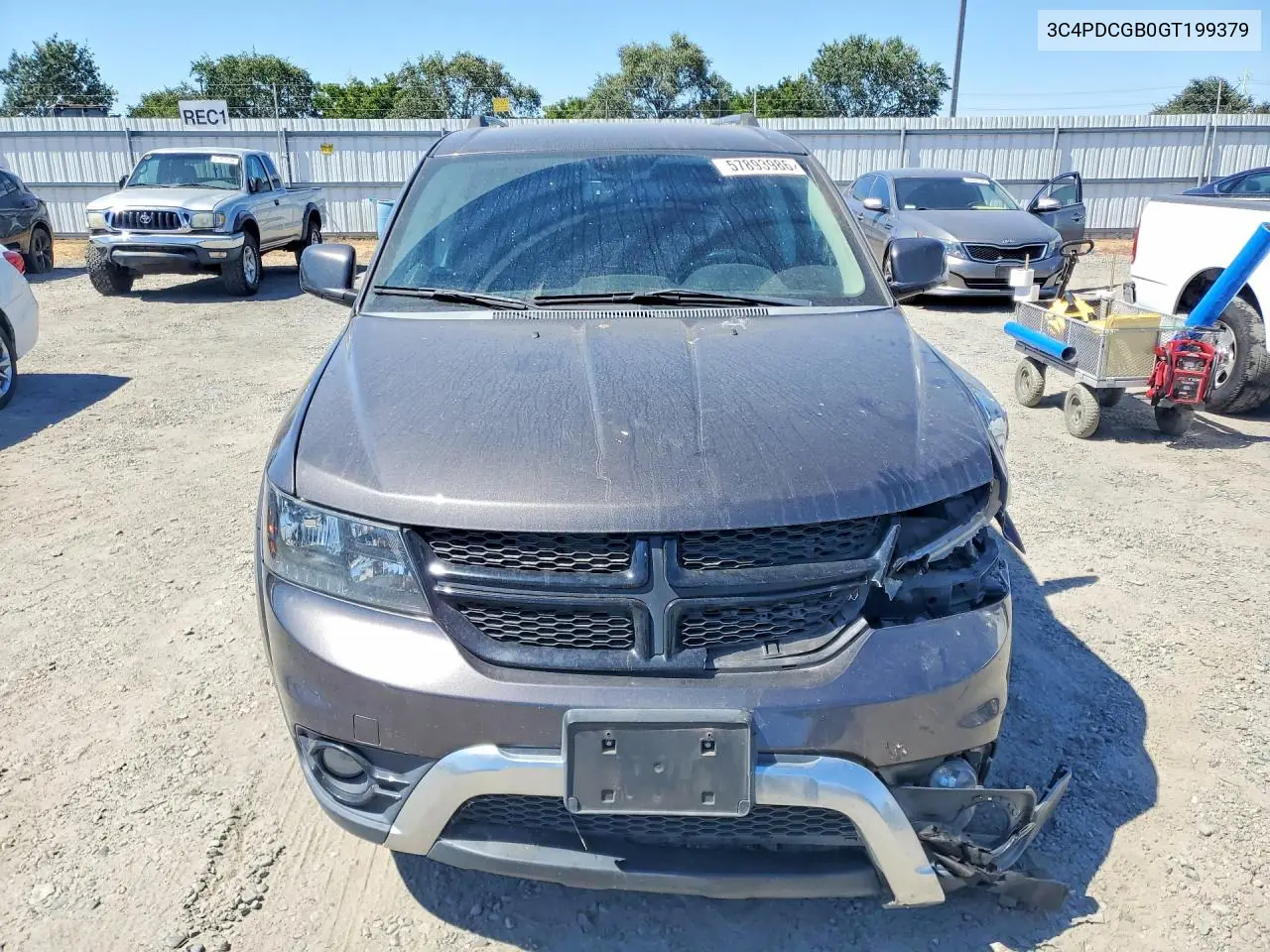 2016 Dodge Journey Crossroad VIN: 3C4PDCGB0GT199379 Lot: 57893986