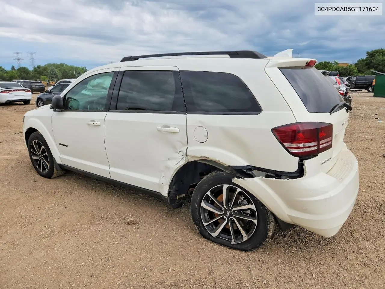 2016 Dodge Journey Se VIN: 3C4PDCAB5GT171604 Lot: 57972586