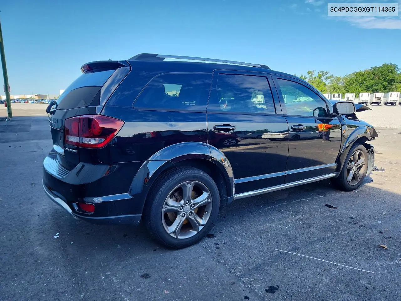 2016 Dodge Journey Crossroad VIN: 3C4PDCGGXGT114365 Lot: 58437036
