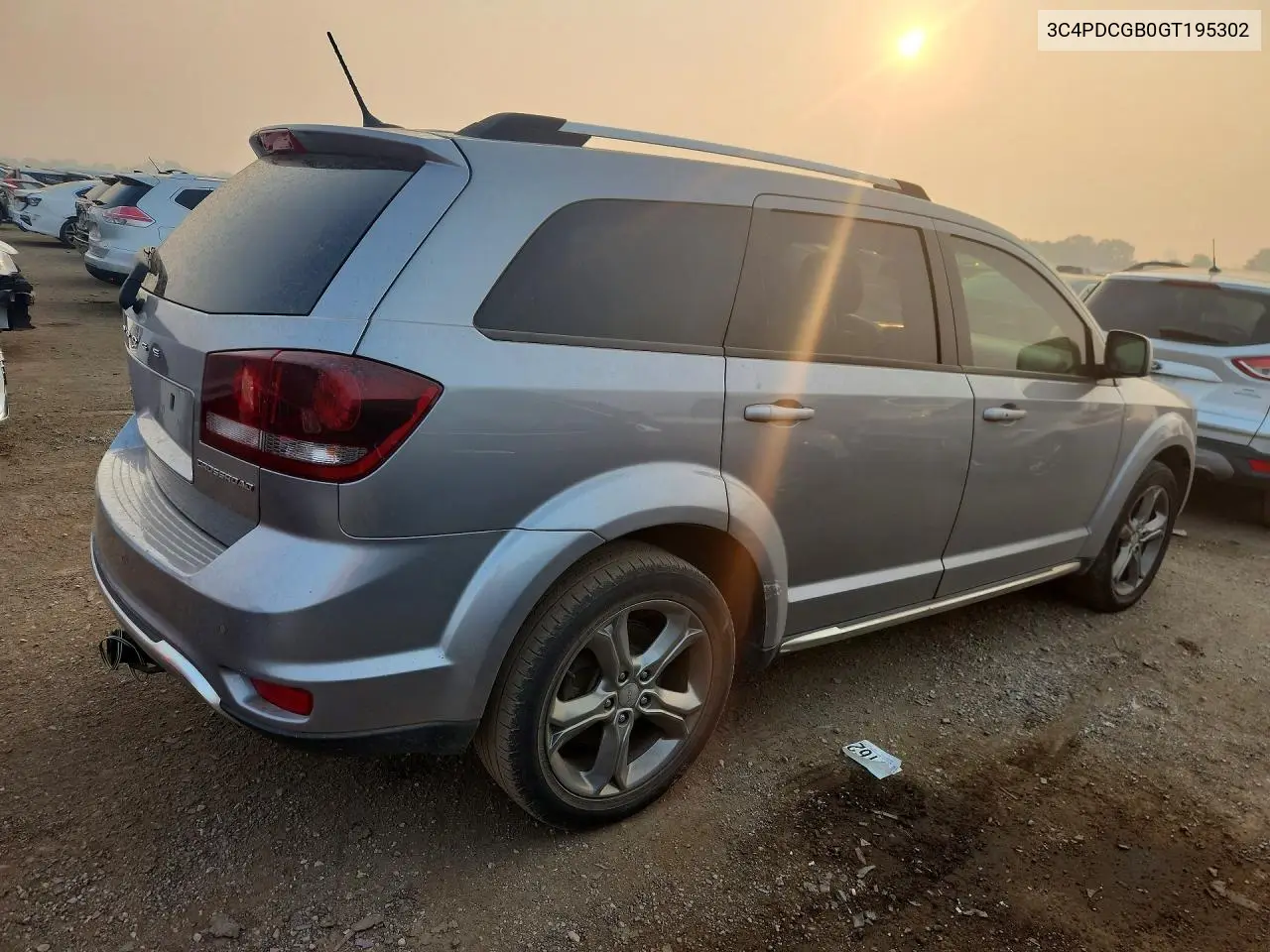 2016 Dodge Journey Crossroad VIN: 3C4PDCGB0GT195302 Lot: 58573636