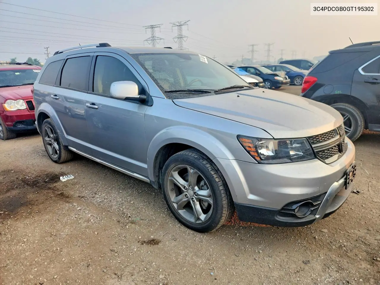 2016 Dodge Journey Crossroad VIN: 3C4PDCGB0GT195302 Lot: 58573636