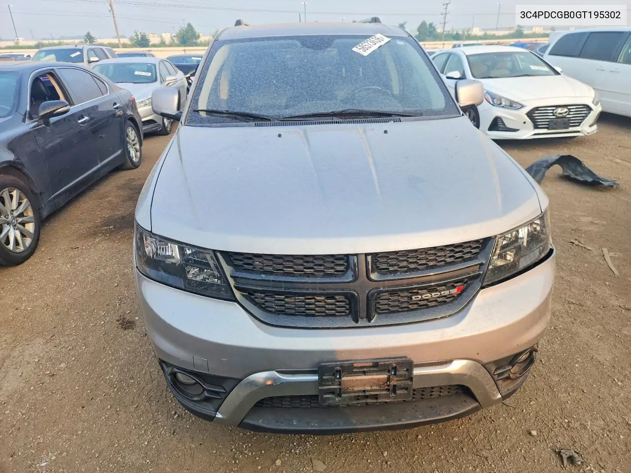 2016 Dodge Journey Crossroad VIN: 3C4PDCGB0GT195302 Lot: 58573636