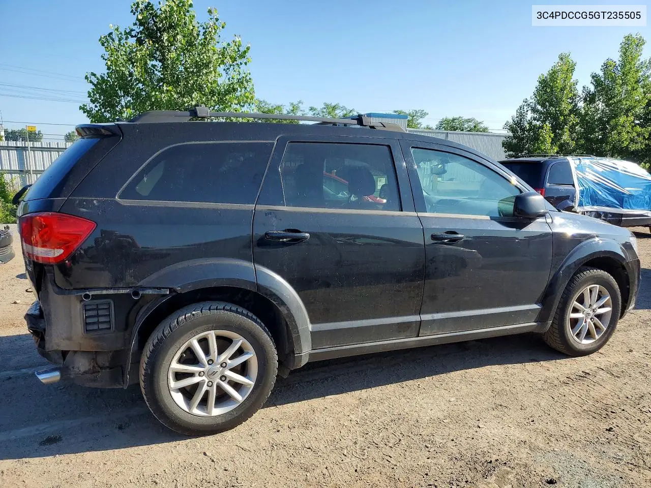 2016 Dodge Journey Sxt VIN: 3C4PDCCG5GT235505 Lot: 58847626