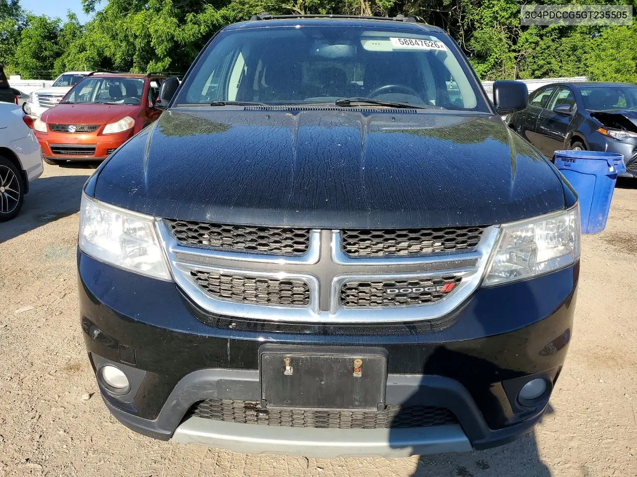 2016 Dodge Journey Sxt VIN: 3C4PDCCG5GT235505 Lot: 58847626