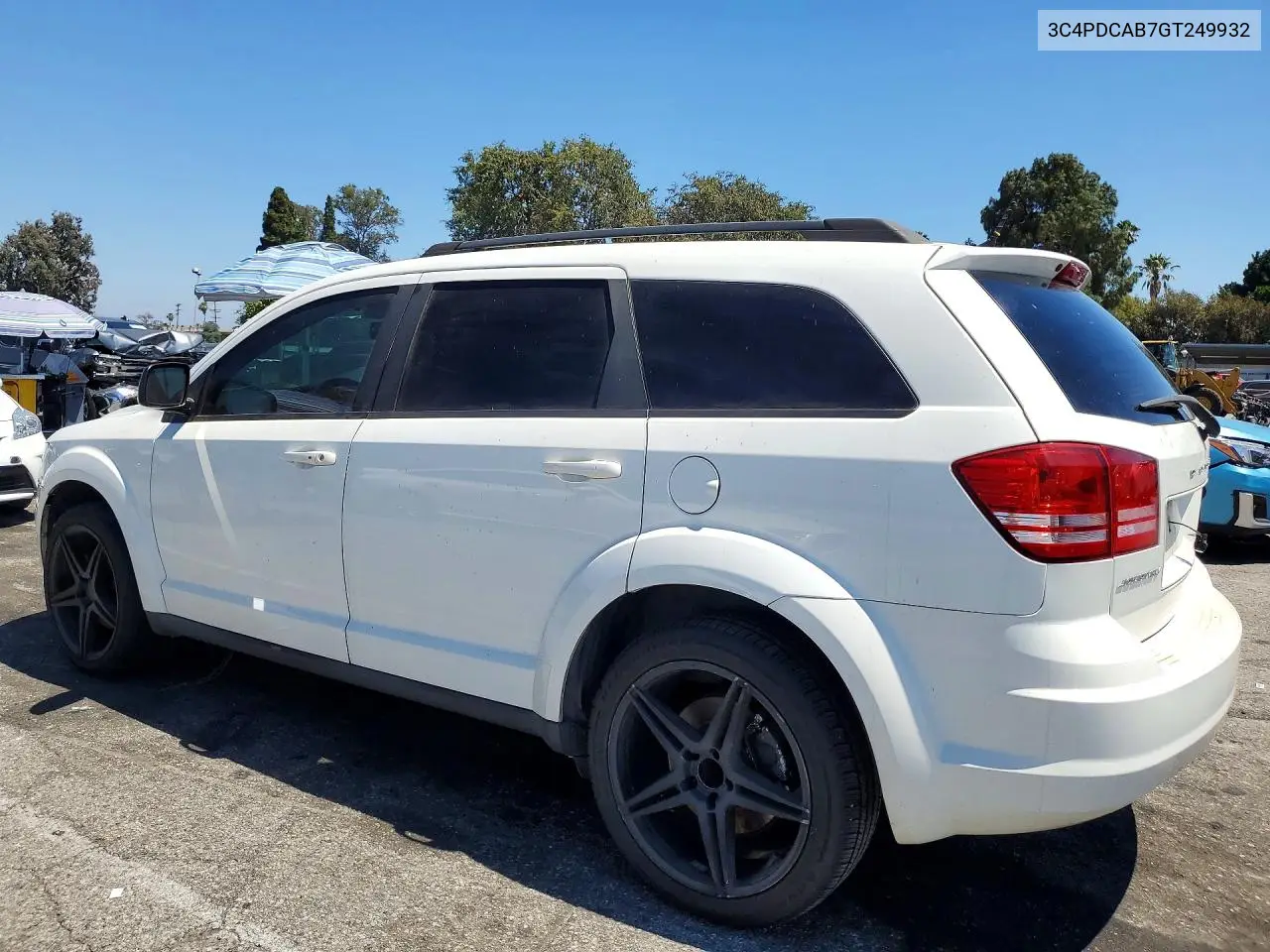 2016 Dodge Journey Se VIN: 3C4PDCAB7GT249932 Lot: 58911066