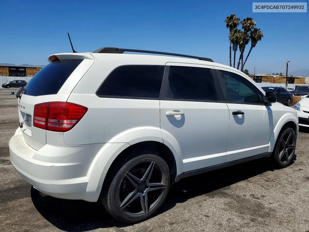 2016 Dodge Journey Se VIN: 3C4PDCAB7GT249932 Lot: 58911066