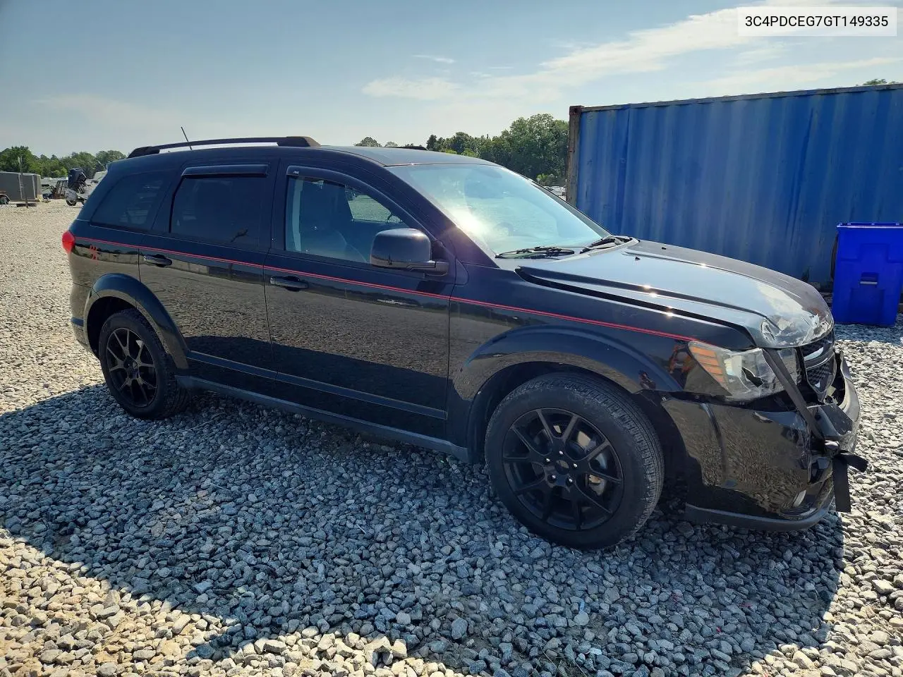 2016 Dodge Journey R/T VIN: 3C4PDCEG7GT149335 Lot: 59777506