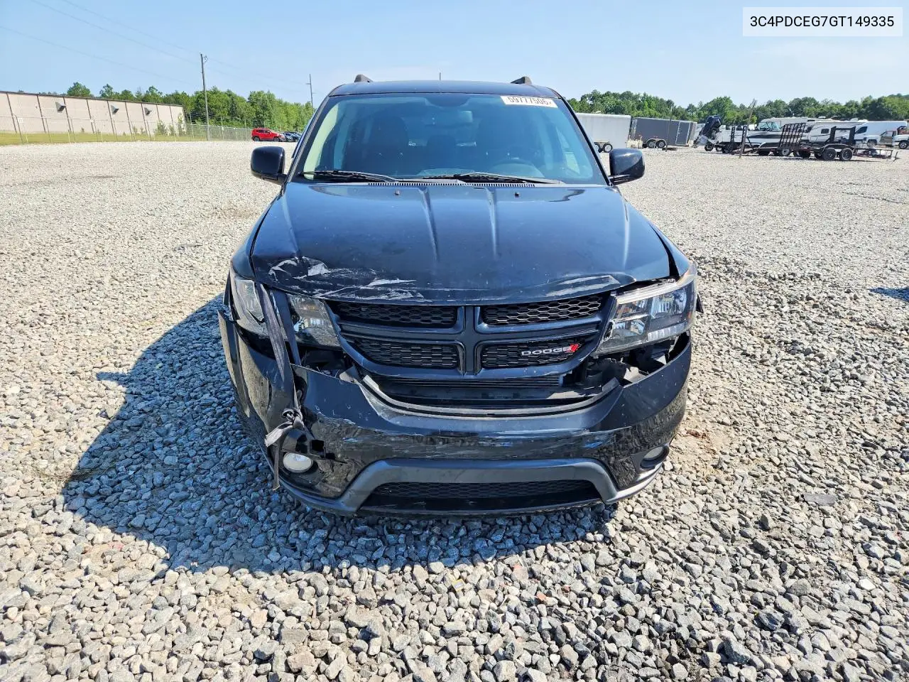 2016 Dodge Journey R/T VIN: 3C4PDCEG7GT149335 Lot: 59777506