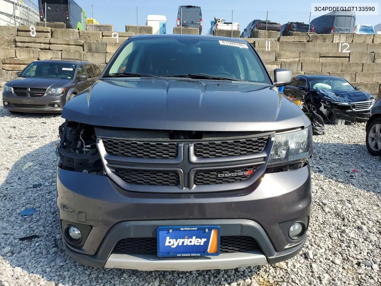 2016 Dodge Journey R/T VIN: 3C4PDDEG1GT133590 Lot: 61509746