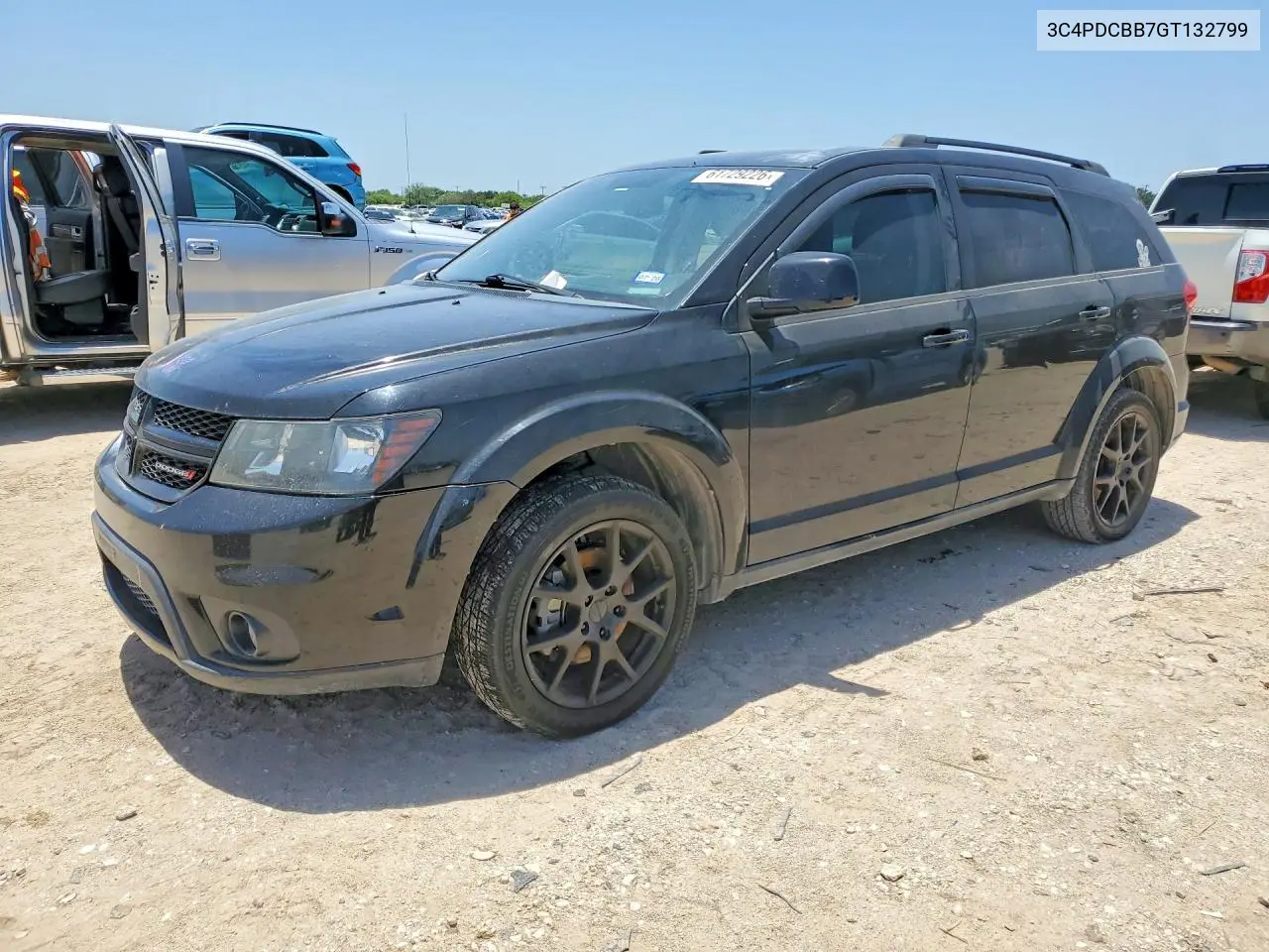 2016 Dodge Journey Sxt VIN: 3C4PDCBB7GT132799 Lot: 61729226