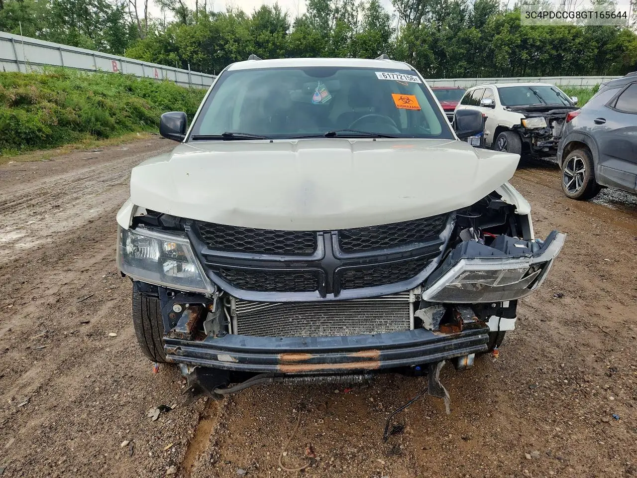 2016 Dodge Journey VIN: 3C4PDCCG8GT165644 Lot: 61772156