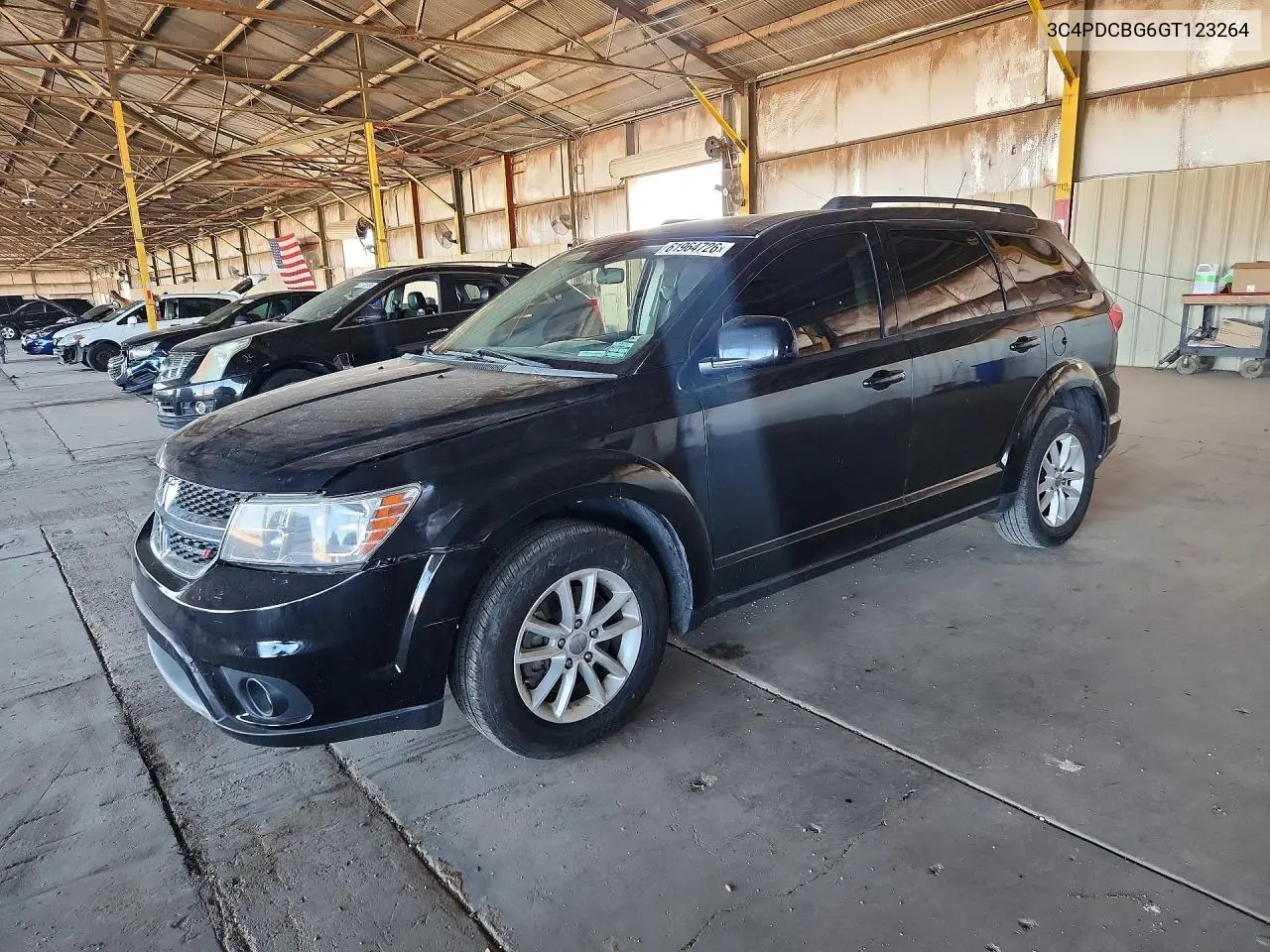 2016 Dodge Journey Sxt VIN: 3C4PDCBG6GT123264 Lot: 61964726
