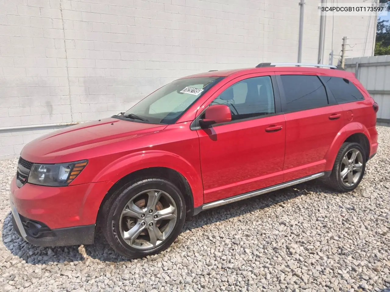 2016 Dodge Journey Crossroad VIN: 3C4PDCGB1GT173597 Lot: 76292195