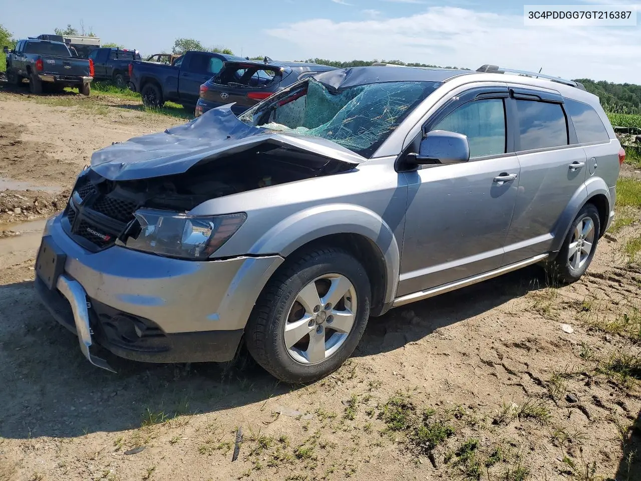 2016 Dodge Journey Crossroad VIN: 3C4PDDGG7GT216387 Lot: 85637585