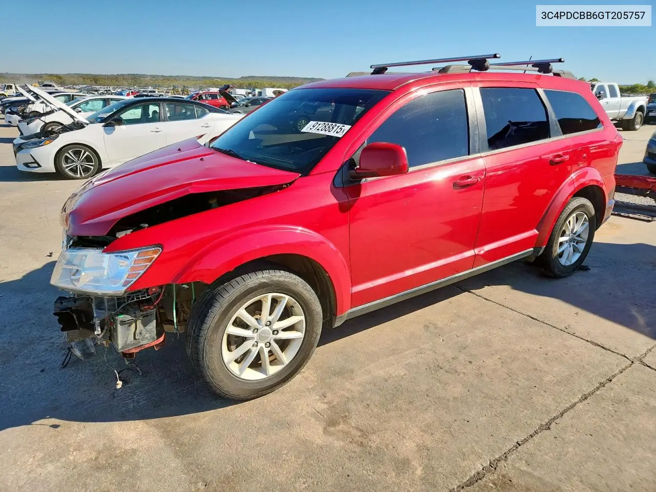 3C4PDCBB6GT205757 2016 Dodge Journey Sxt