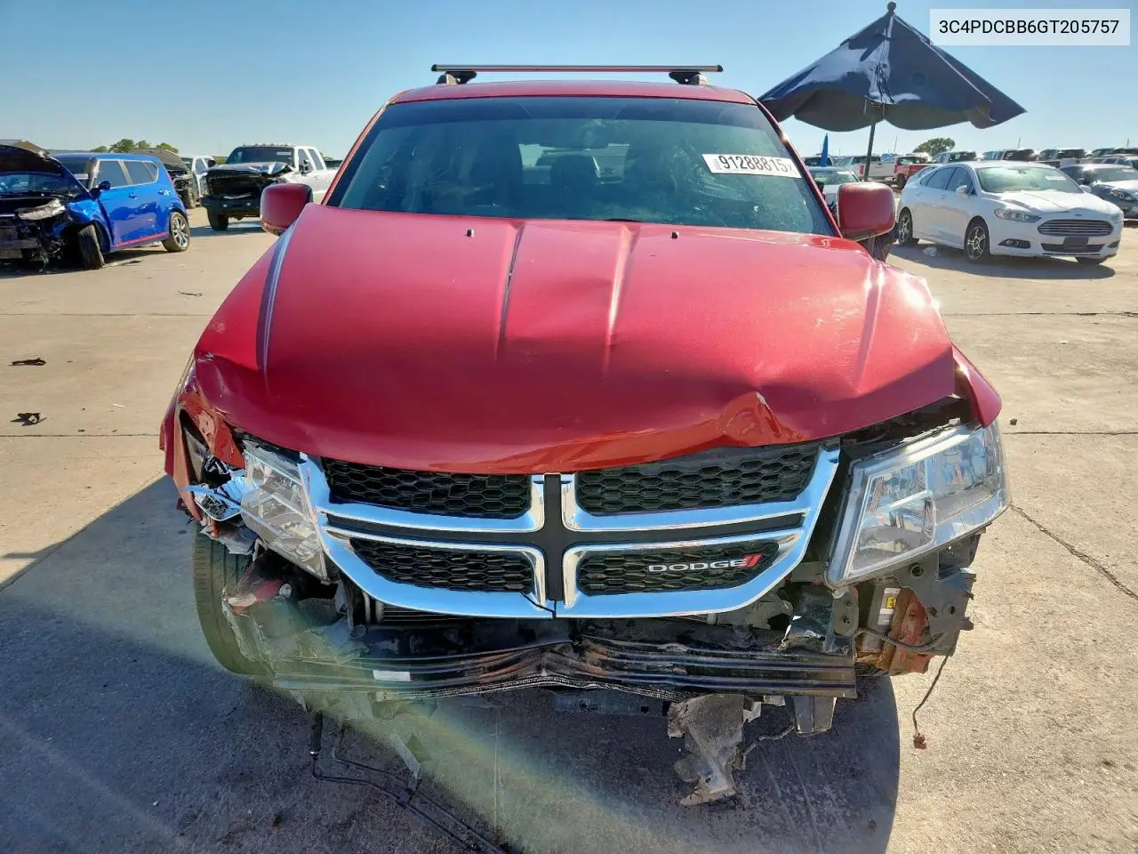 3C4PDCBB6GT205757 2016 Dodge Journey Sxt
