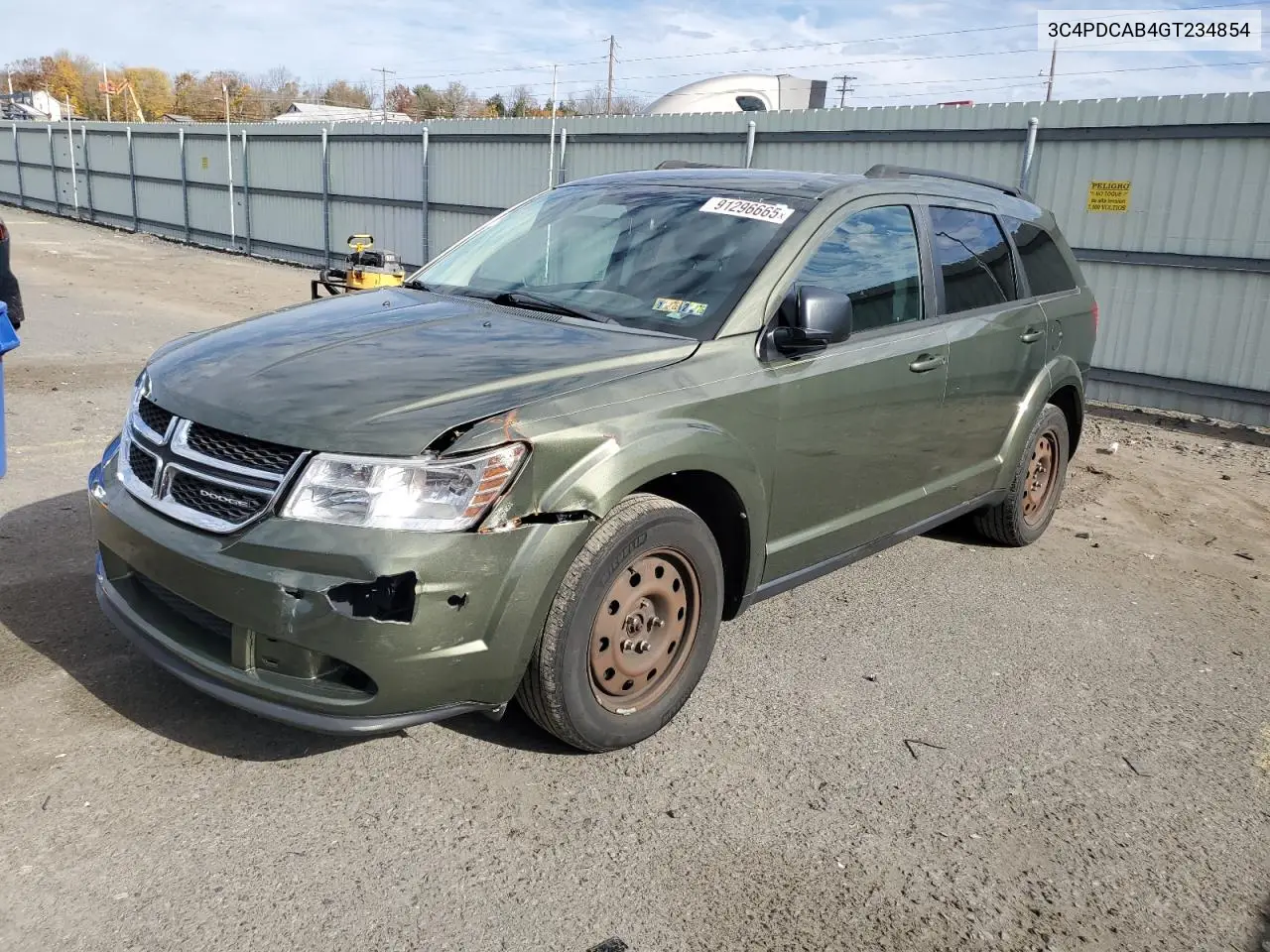 3C4PDCAB4GT234854 2016 Dodge Journey Se