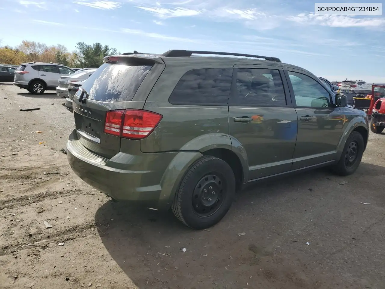 3C4PDCAB4GT234854 2016 Dodge Journey Se