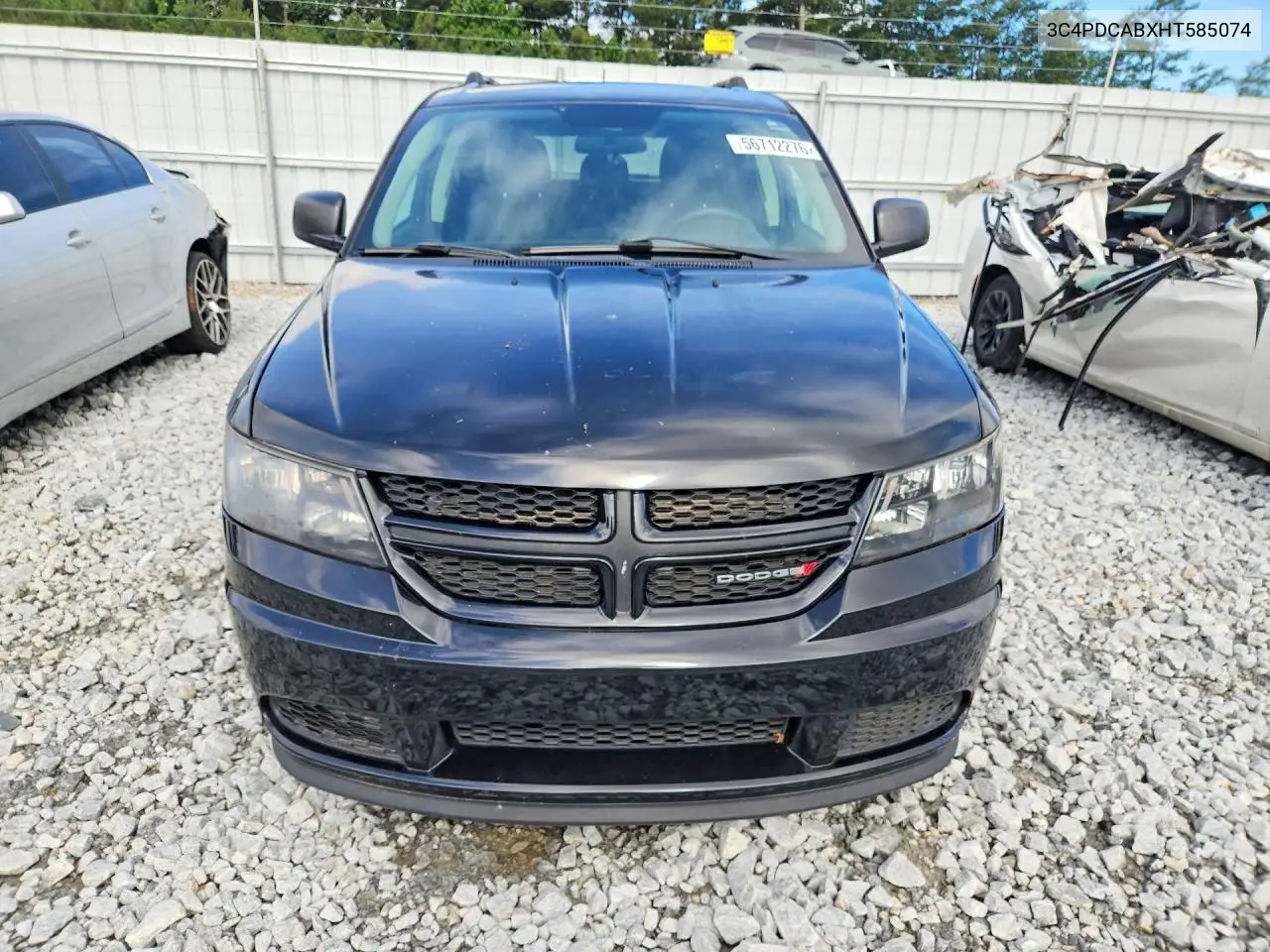 2017 Dodge Journey Se VIN: 3C4PDCABXHT585074 Lot: 56712276
