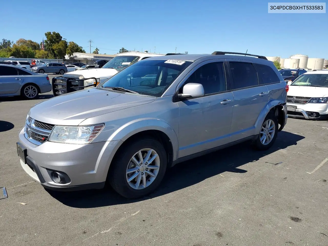 2017 Dodge Journey Sxt VIN: 3C4PDCBGXHT533583 Lot: 57183516