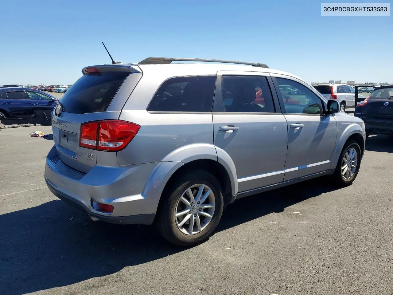 2017 Dodge Journey Sxt VIN: 3C4PDCBGXHT533583 Lot: 57183516