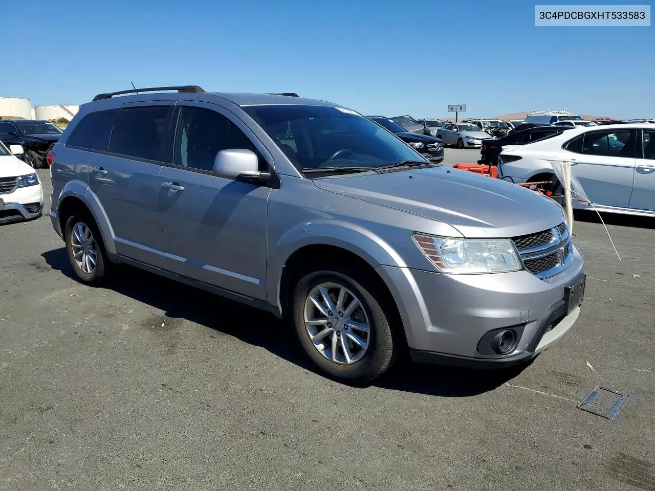2017 Dodge Journey Sxt VIN: 3C4PDCBGXHT533583 Lot: 57183516