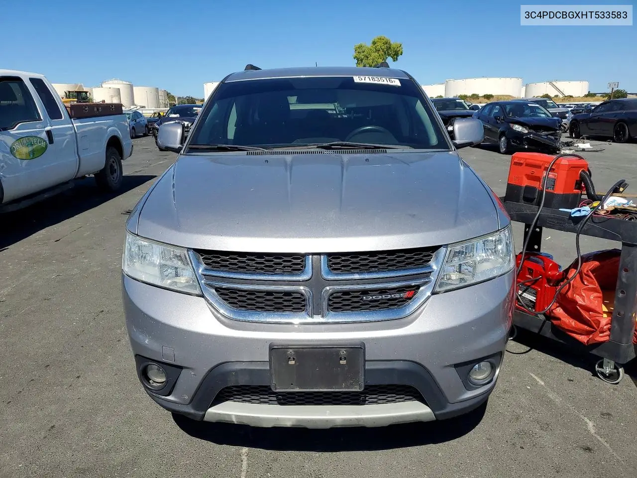 2017 Dodge Journey Sxt VIN: 3C4PDCBGXHT533583 Lot: 57183516