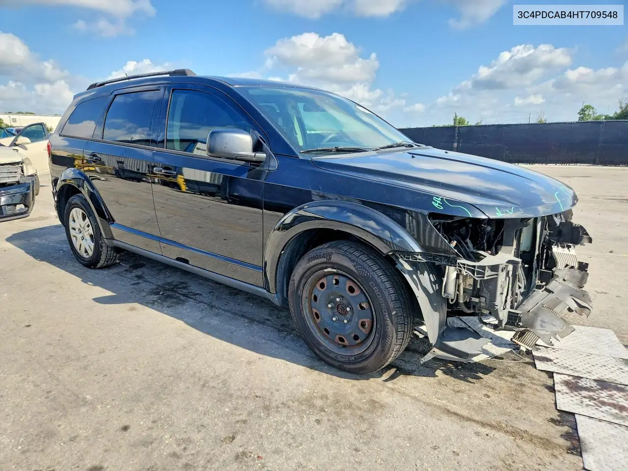 2017 Dodge Journey Se VIN: 3C4PDCAB4HT709548 Lot: 58460746