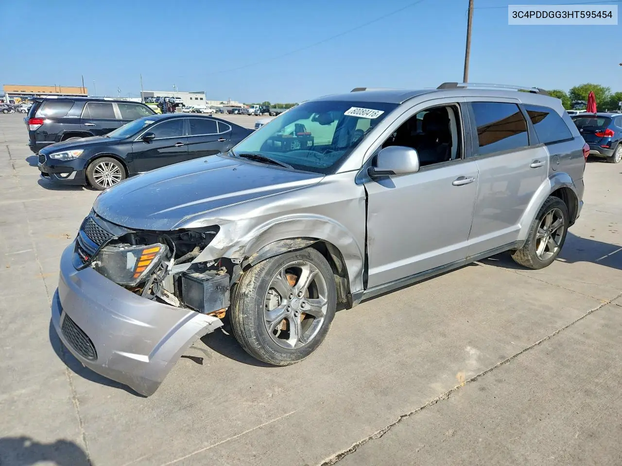 2017 Dodge Journey Crossroad VIN: 3C4PDDGG3HT595454 Lot: 60080416