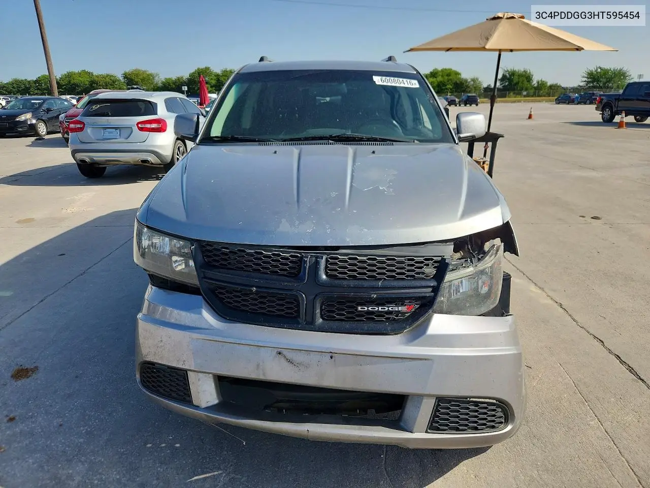 2017 Dodge Journey Crossroad VIN: 3C4PDDGG3HT595454 Lot: 60080416
