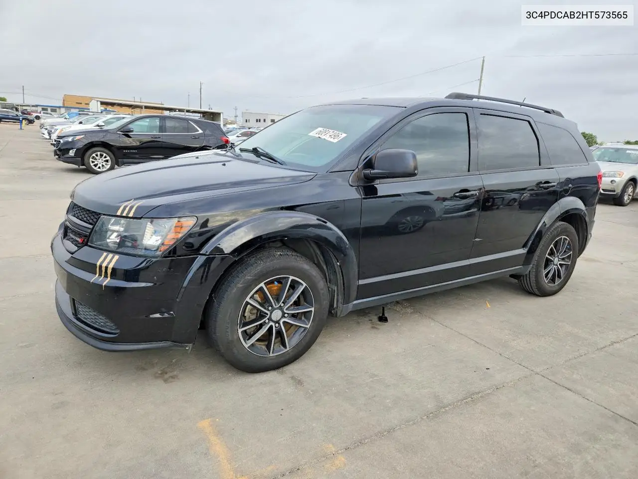 2017 Dodge Journey Se VIN: 3C4PDCAB2HT573565 Lot: 60817496