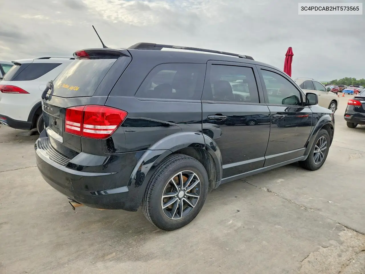 2017 Dodge Journey Se VIN: 3C4PDCAB2HT573565 Lot: 60817496