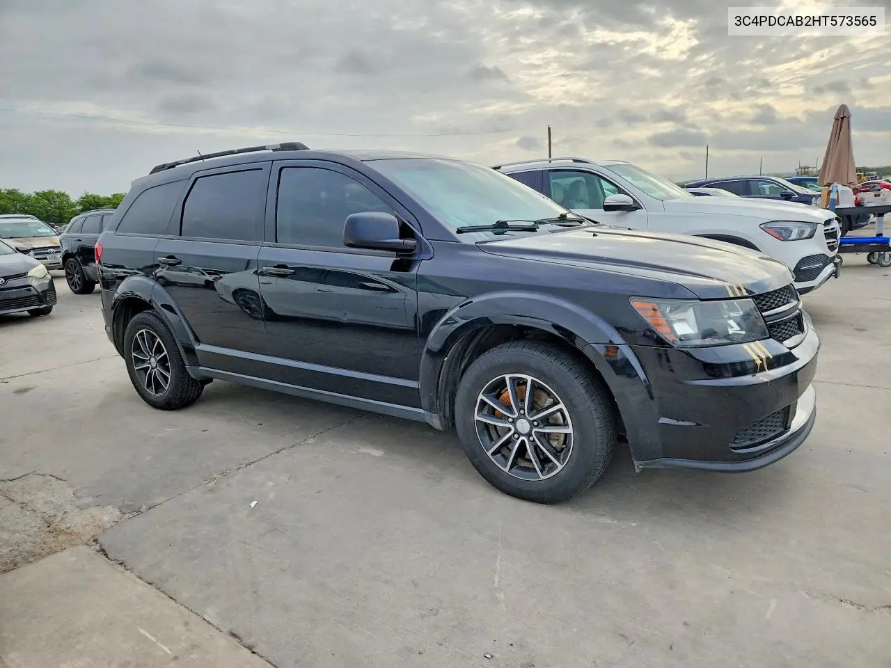 2017 Dodge Journey Se VIN: 3C4PDCAB2HT573565 Lot: 60817496