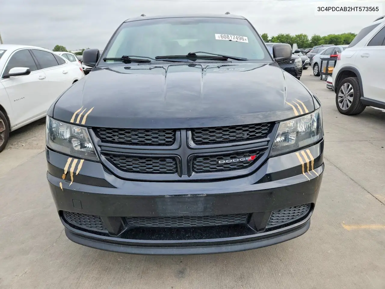 2017 Dodge Journey Se VIN: 3C4PDCAB2HT573565 Lot: 60817496