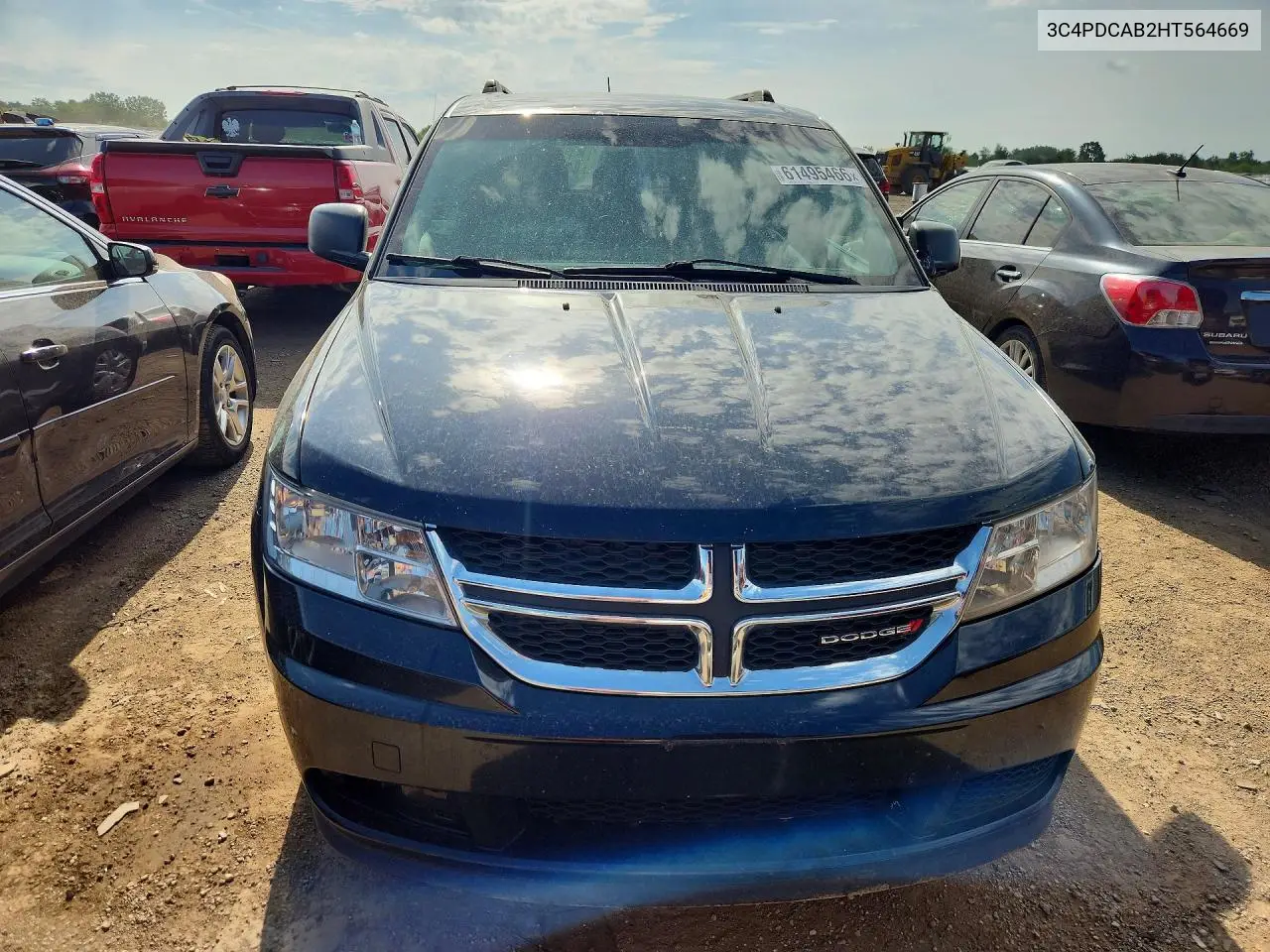 2017 Dodge Journey Se VIN: 3C4PDCAB2HT564669 Lot: 61495466