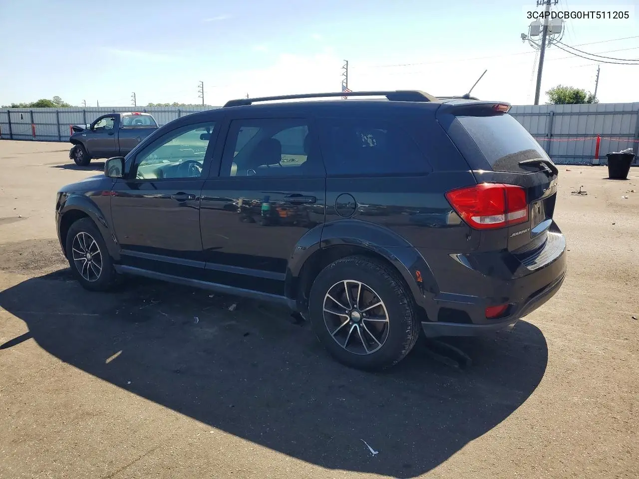 2017 Dodge Journey Sxt VIN: 3C4PDCBG0HT511205 Lot: 61503156