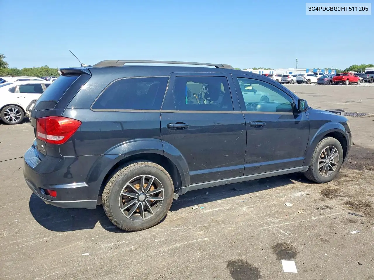 2017 Dodge Journey Sxt VIN: 3C4PDCBG0HT511205 Lot: 61503156